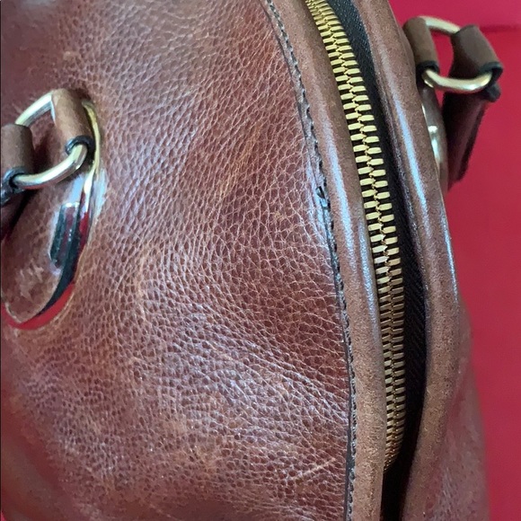 Elie Tahari vintage style leather doctor bag purse - Picture 12 of 16